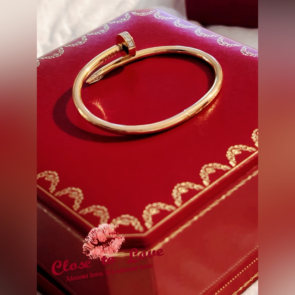 CARTIER JUSTE UN CLOU BRACELET W DIAMOND